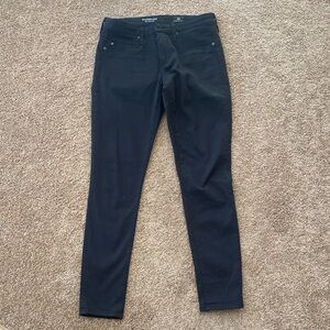 AG Adriano Goldschmied Super Skinny Black Ankle Jeans